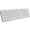 Logitech | MX Keys S - Tastatur - bagbelyst - Bluetooth, 2,4 GHz - Nordisk layout - Pale Grey