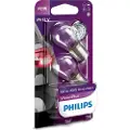 Philips VisionPlus 12498VPB2 Tradisjonelle kupé- og signallyspærer, 21 W, 12 V, P21W, Xenon, 2 stykker