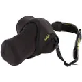 Walimex Protection Cover M - Beskyttelsesboks for kamera med zoomlinse - neopren - svart/grå