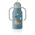 Liewood Kimmie vannflaske 250 ml Arctic Sea / Ocean view