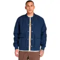 Timberland for man. TB0A6JDQ4511 Navy Quilted Jacket (XL), Casual, Cotton