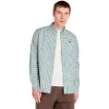 Timberland Stretch Poplin Gingham Skjorte Med Lange Ermer