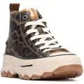 Refresh for woman. 17307805-LEOPARDO Trainers 173078 animalprint (36), 3 to 5 cm, Laces, Zip, Casual, Animal Print