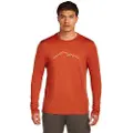 Icebreaker Merino 150 Tech Lite Rainer Ridge Langarmet T-skjorte
