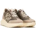 Wonders for woman. A-4001 Trainers Ultrafly 01 taupe (39), Leather, 3 to 5 cm, Laces, Casual