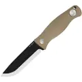 Kizer Cutlery Polaris 1095 kniv, Tan G-10