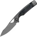 Kizer Cutlery Ara S45VN foldekniv, Titanium & Brittany Blue Camo CF