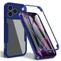 Mtp Products iPhone 17 Pro 360 Beskyttelse Deksel - Blå / Klar