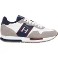 Hackett London for man. HMS200034 Trainers Keston Tape grey (40), Flat, Laces, Casual