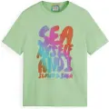 Scotch & Soda Front Artwork Kortarmet T-skjorte