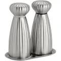 Robert Welch Robert WelchSalt- og pepperkverner Palm Satin Medium med brett settSølvKrydderkverner & mortereFra Homeroom