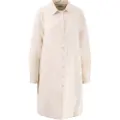 Fynch&Hatton A-line Linen Mix Kjole Med Lange Ermer