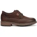 Fluchos for man. F1589 Leather shoes F1589 Dark brown (42), 1 to 3 cm, Laces, Casual