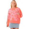 Rip Curl Hibiscus Heat Jacquard Crew Collegegenser