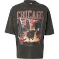 New Era Nba Washed Graphic Chicago Bulls Kortarmet T-skjorte