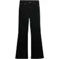 Superdry for woman. W7011260A Jeans Mid Rise Flare black (26/30), Casual, Cotton