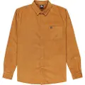 Quiksilver Smoke Trail Cord Skjorte Med Lange Ermer