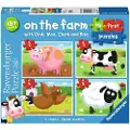 Ravensburger På Gården Mitt Første Puslespill 2/3/4/5 brikker,
