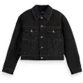 Scotch & Soda Textured Oversized Denimjakke