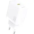 Dudao 30 W GaN USB-C-vegglader med Power Delivery – Hvit