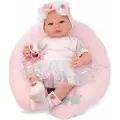 Berjuan Gjenfødt Ballerina Tulle Kiss Mekanisme Og Rosa Sminkepute Babydukke 50 Cm