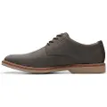 Clarks Shoes for man. 26176083 Atticus LTLace dark grey leather shoes (41.5), Flat, Laces, Casual
