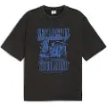 Puma Graphic Paradise Mindset Washed Boxy Tee Men, Clothing, Black, M