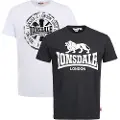 Lonsdale Dildawn Kortarmet T-skjorte 2 Enheter