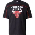 New Era Nba Piping Oversized Chicago Bulls Kortarmet T-skjorte