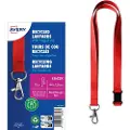 Avery 4842R, Merkeholder, Metall, Polyetylentereftalat (PET), Rød, 15 mm, 440 mm, 10 stykker