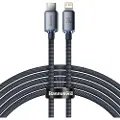 Baseus Crystal Shine cable USB-C to Lightning 20W PD 2m (black)