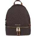Michael Kors for woman. 30S7GEZB1B Rhea medium brown backpack (OSFA), Casual, Synthetic