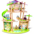 Hape Pandabjørnenes Bambushus-figur