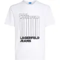 Karl Lagerfeld Reg Barcode Kortarmet T-skjorte