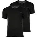 Emporio Armani Core Logoband Kort Ermet V-hals T-skjorte 2 Enheter