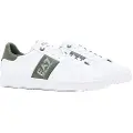 EA7 unisex. 7X000332_AF10848 Classic Leather Sneakers white (38 2/3), Flat, Laces, Casual