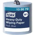 Tork Aftørringspapir Tork 130070 kraftigt, blå