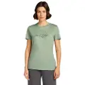 Icebreaker Merino 150 Tech Lite Sunrise Summit Kortarmet T-skjorte