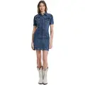 GUESS Denim Kort Ermet Kjole