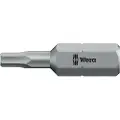 Wera 05056315001, 1 stykker, Hex (metrisk), 3 mm, 25 mm, 25,4 / 4 mm (1 / 4), Sekskantet