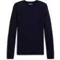 Ralph Lauren for woman. 211971865003 Cable Wool jumper navy (XS), Casual, Kashmir