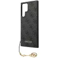 GUESS 4G Charms-deksel til Samsung Galaxy S23 Ultra - grex (GUHCS23LGF4GGR)
