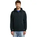 G-Star for man. D16122-C235-C742 Premium navy hooded sweatshirt (XS), Casual, Organic Cotton, Sustainable