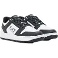 EA7 unisex. 7X000345_AF11988 Slasher Sneakers white, black (35 1/3), Flat, Laces, Casual
