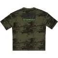 Emporio Armani Train Graphic Series Camou Kortarmet T-skjorte