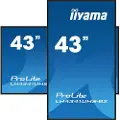 Iiyama ProLite LH4341UHS-B2 - 43 Diagonalklasse (42.5 synlig) LED-bakgrunnsbelyst LCD-skjerm - intelligent skilting - 4K UHD (2160p) 3840 x 2160 - svart, glanset