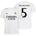 Real Madrid 25/26 Bellingham Hjem Junior T-skjorte Med Korte Ermer