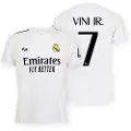 Real Madrid 25/26 Vinicius Hjem Kortarmet T-skjorte