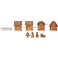 Star Trading Star TradingGingerville landsbyBrunDekorativ julebelysningFra Homeroom