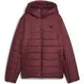 Puma Essentials Hooded Padded Jacket Women, Clothing, Ruby Shimmer, L